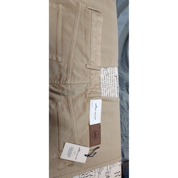 Peter Millar Ultimate Sateen Five-Pocket Pant *Khaki * Size 33 * NWT - Picture 9 of 11